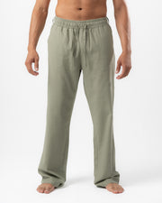 Hunter Green Unisex Linen Pant